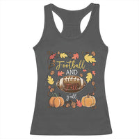 Football And Fall Yall Racerback Tank Top Fall Season American Football - Wonder Print Shop