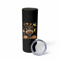 Football And Fall Yall Skinny Tumbler Fall Season American Football - Wonder Print Shop