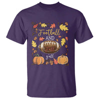 Football And Fall Yall T Shirt Fall Season American Football - Wonder Print Shop