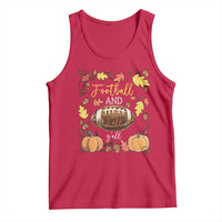 Football And Fall Yall Tank Top Fall Season American Football - Wonder Print Shop