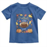 Football And Fall Yall Toddler T Shirt Fall Season American Football - Wonder Print Shop