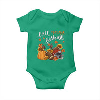 Fall Means Football Baby Onesie Fall Season American Football Thanksgiving - Wonder Print Shop