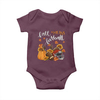 Fall Means Football Baby Onesie Fall Season American Football Thanksgiving - Wonder Print Shop