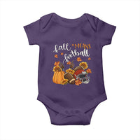Fall Means Football Baby Onesie Fall Season American Football Thanksgiving - Wonder Print Shop