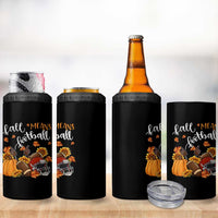 Fall Means Football 4 in 1 Can Cooler Tumbler Fall Season American Football Thanksgiving - Wonder Print Shop