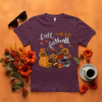 Fall Means Football T Shirt Fall Season American Football Thanksgiving - Wonder Print Shop