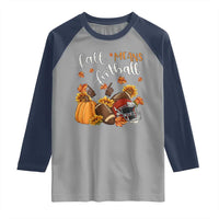 Fall Means Football Raglan Shirt Fall Season American Football Thanksgiving - Wonder Print Shop