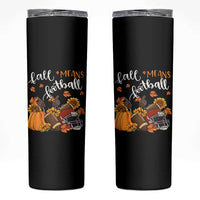 Fall Means Football Skinny Tumbler Fall Season American Football Thanksgiving - Wonder Print Shop