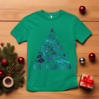 Christmas In Hawaii T Shirt Mele Kalikimala Sea Animals Xmas Tree - Wonder Print Shop