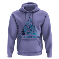 Christmas In Hawaii Hoodie Mele Kalikimala Sea Animals Xmas Tree