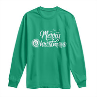 Christmas In Hawaii Long Sleeve Shirt Merry Christmas Hawaiian Symbols