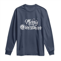 Christmas In Hawaii Long Sleeve Shirt Merry Christmas Hawaiian Symbols