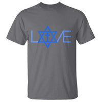 Love Jewish Messianic Cross Star Of David T Shirt - Wonder Print Shop