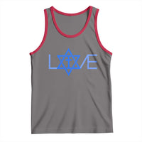 Love Jewish Messianic Cross Star Of David Tank Top - Wonder Print Shop