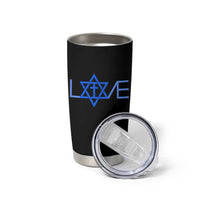 Love Jewish Messianic Cross Star Of David Tumbler Cup - Wonder Print Shop