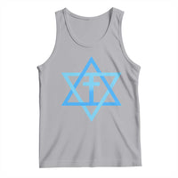 Messianic Cross Star of David Yeshua Jesus Tank Top - Wonder Print Shop