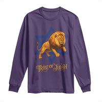 Tribe Of Judah Long Sleeve Shirt Bible History Hebrew Christ Israelite Lion - Wonder Print Shop
