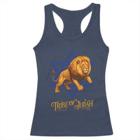 Tribe Of Judah Racerback Tank Top Bible History Hebrew Christ Israelite Lion - Wonder Print Shop