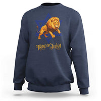 Tribe Of Judah Sweatshirt Bible History Hebrew Christ Israelite Lion - Wonder Print Shop