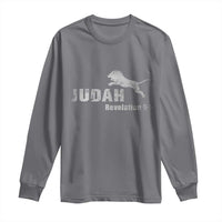 Lion Tribe of Judah Hebrew Christ Israelite Long Sleeve Shirt - Wonder Print Shop