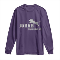 Lion Tribe of Judah Hebrew Christ Israelite Long Sleeve Shirt - Wonder Print Shop