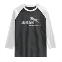 Lion Tribe of Judah Hebrew Christ Israelite Raglan Shirt - Wonder Print Shop