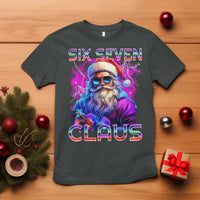 Funny Six Seven Claus T Shirt 67 Christmas Santa Meme Gen Alpha - Wonder Print Shop