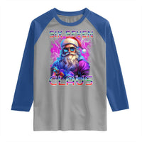 Funny Six Seven Claus Raglan Shirt 67 Christmas Santa Meme Gen Alpha - Wonder Print Shop