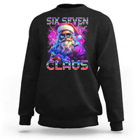 Funny Six Seven Claus Sweatshirt 67 Christmas Santa Meme Gen Alpha - Wonder Print Shop