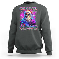 Funny Six Seven Claus Sweatshirt 67 Christmas Santa Meme Gen Alpha - Wonder Print Shop