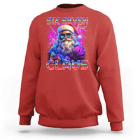 Funny Six Seven Claus Sweatshirt 67 Christmas Santa Meme Gen Alpha - Wonder Print Shop