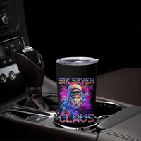 Funny Six Seven Claus Tumbler Cup 67 Christmas Santa Meme Gen Alpha - Wonder Print Shop