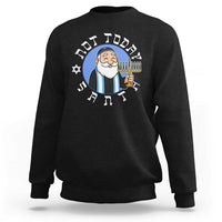 Funny Hanukkah Not Today Santa Sweatshirt Jewish Chanukah Chrismukkah - Wonder Print Shop