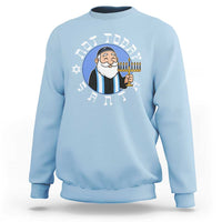 Funny Hanukkah Not Today Santa Sweatshirt Jewish Chanukah Chrismukkah - Wonder Print Shop