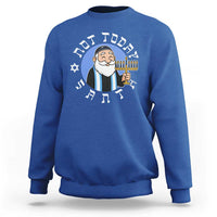 Funny Hanukkah Not Today Santa Sweatshirt Jewish Chanukah Chrismukkah - Wonder Print Shop