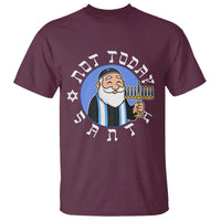 Funny Hanukkah Not Today Santa T Shirt Jewish Chanukah Chrismukkah - Wonder Print Shop