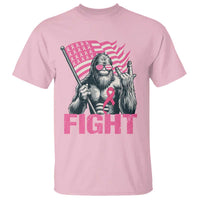 Funny Bigfoot Breast Cancer Awareness T Shirt Fight Pink Ribbon - Wonder Print Shop