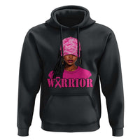 African American Warrior Breast Cancer Hoodie Pink Ribbon - Wonder Print Shop