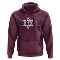 Love Jewish Messianic Christian Cross Star Of David Hoodie - Wonder Print Shop