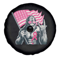 Funny Bigfoot Breast Cancer Awareness Spare Tire Cover Sasquatch Pink Ribbon - Wonder Print Shop