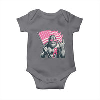 Funny Bigfoot Breast Cancer Awareness Baby Onesie Sasquatch Pink Ribbon - Wonder Print Shop