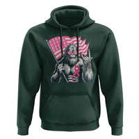 Funny Bigfoot Breast Cancer Awareness Hoodie Sasquatch Pink Ribbon - Wonder Print Shop