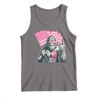 Funny Bigfoot Breast Cancer Awareness Tank Top Sasquatch Pink Ribbon - Wonder Print Shop