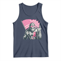 Funny Bigfoot Breast Cancer Awareness Tank Top Sasquatch Pink Ribbon - Wonder Print Shop