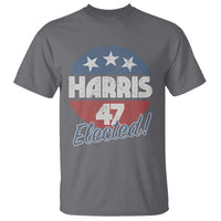 Harris For President T Shirt Harris Elected 47 American Flag - Wonder Print Shop