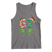 Funny Six Seven Christmas 67 Meme Gen Alpha Slang Elf Hands Tank Top - Wonder Print Shop