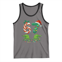 Funny Six Seven Christmas 67 Meme Gen Alpha Slang Elf Hands Tank Top - Wonder Print Shop