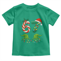 Funny Six Seven Christmas 67 Meme Gen Alpha Slang Elf Hands Toddler T Shirt - Wonder Print Shop