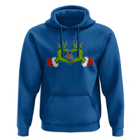 Funny Six Seven Christmas 67 Meme Gen Alpha Elf Heart Hands Hoodie - Wonder Print Shop