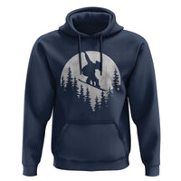 Funny Snowboard Cowboy Moon Snowboarding Winter Sports Hoodie - Wonder Print Shop